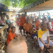 Men seated together at a ministry gathering